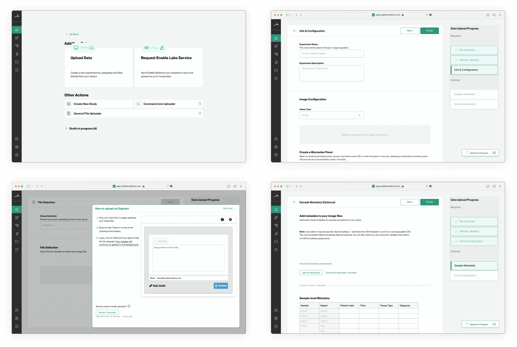 Final UI designs