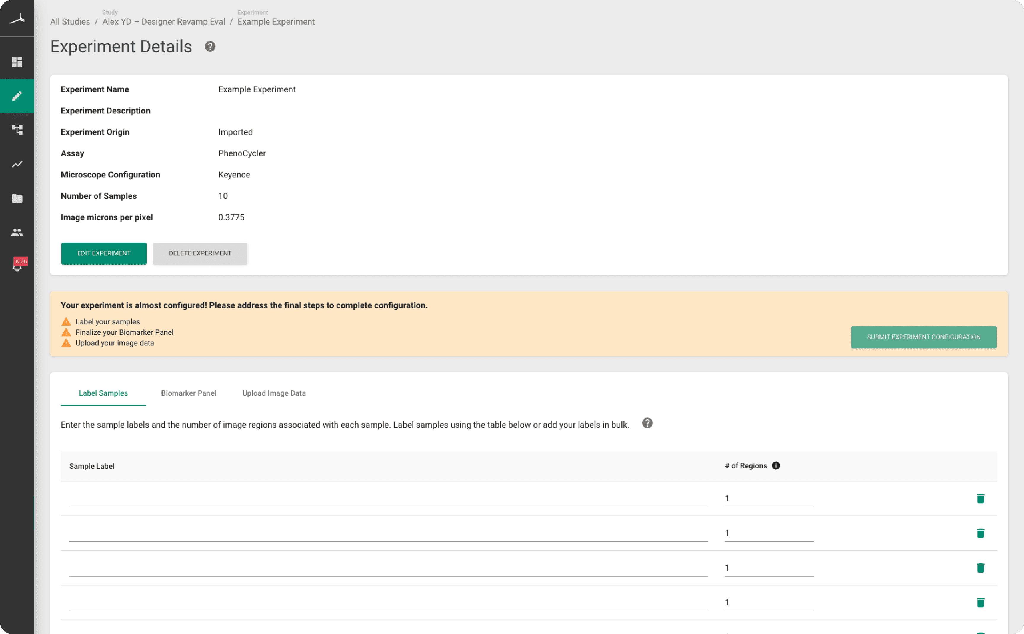 The original tab-based upload UI