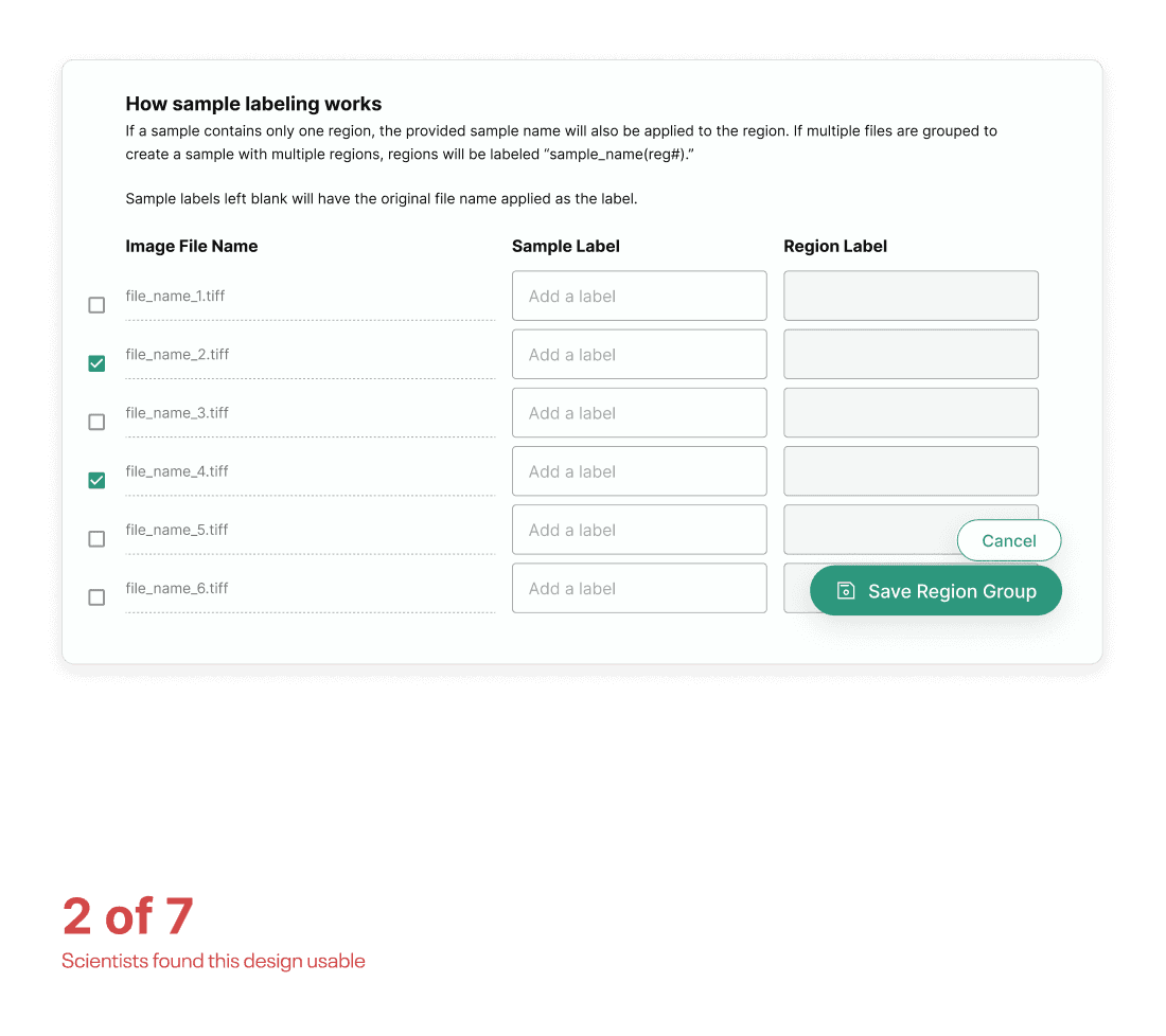 Usability testing — what wasn't working